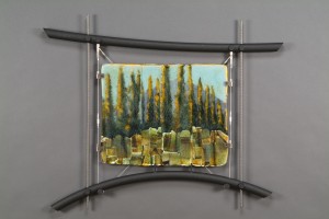 Usha's Canadienne glass artwork by Roger V Thomas